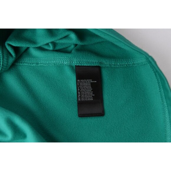 The North Face 1/4 Zip Womens L Teal Green Performance Tech Pullover Sweatshirt - Picture 7 of 11
